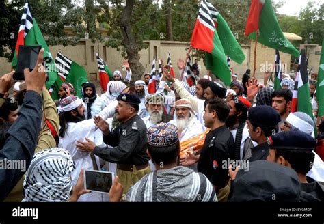 Activists of defunct Sipah-e-Sahaba are protesting against killing of ...