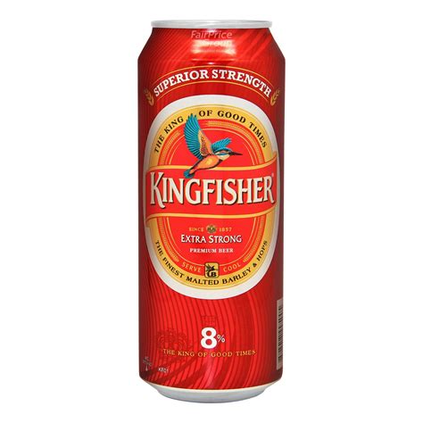 Kingfisher Premium Can Beer - Extra Strong | NTUC FairPrice