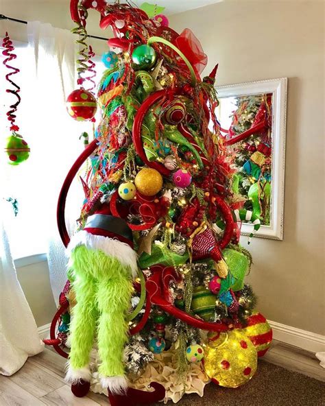 Festive Grinch Christmas Tree