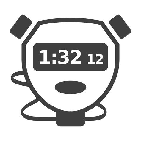 Black and white icon stopwatch 38031780 Vector Art at Vecteezy