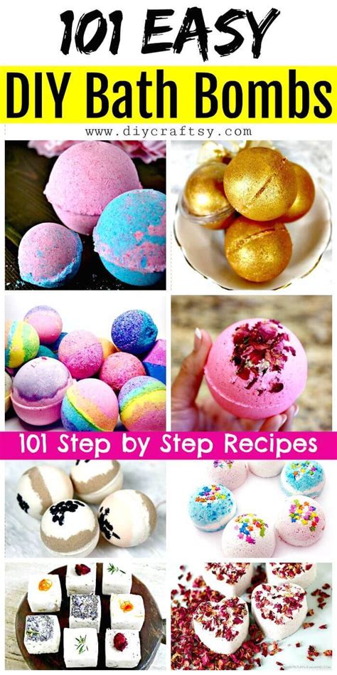 DIY Bath Bombs - 101 Easy DIY Bath Bombs Recipes - DIY & Crafts