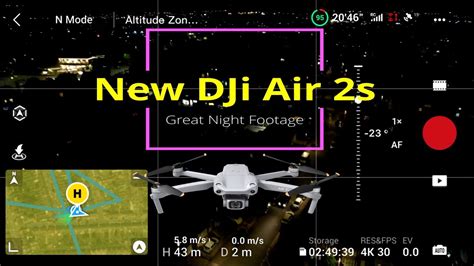 Screen Recording, New DJi Air 2s Night Mode Camera & Flight Review over ...