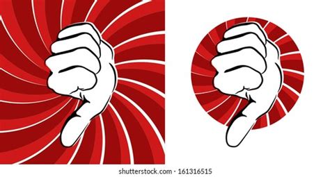 Illustrated Thumb Voting Symbol Stock Vector (Royalty Free) 161316515 | Shutterstock