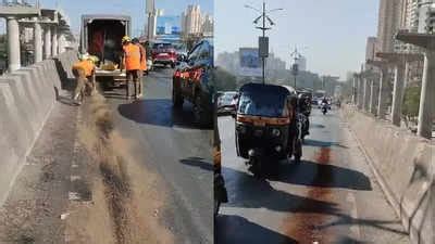 Maharashtra: Thane's Ghodbunder road under repair, traffic police ...