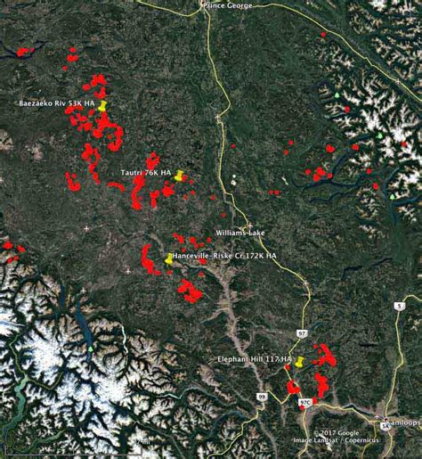 128 active wildfires in British Columbia as firefighters from North ...