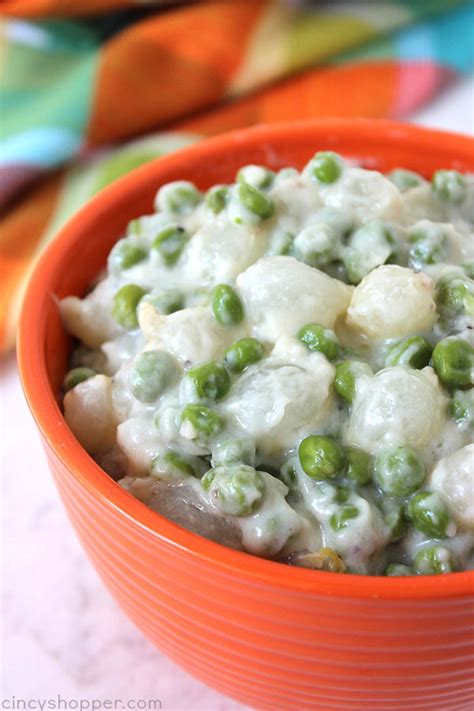 Creamed Peas and Pearl Onions - CincyShopper