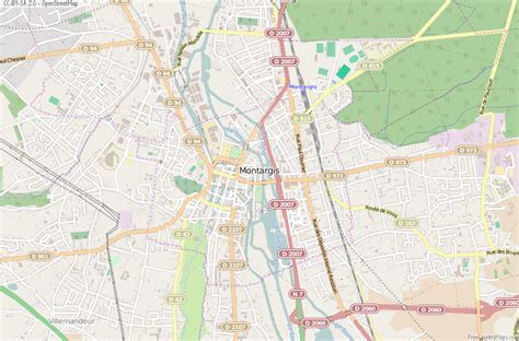 Montargis Map France Latitude & Longitude: Free Maps