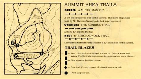 Sugarloaf Mountain Trail Map