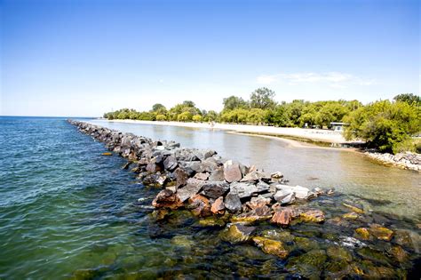 Centre Island Beach is Toronto's go-to summer spot with a massive pier