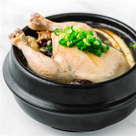 Samgyetang (Korean Ginseng Chicken Soup) - Posh Journal