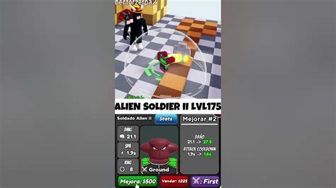 SHOWCASE DE ALIEN SOLDIER 2 LVL 175 EN ASTD #shorts - YouTube