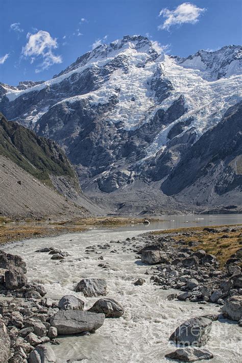 Mount Cook glacier Photograph by Patricia Hofmeester - Fine Art America