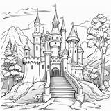 Castle Coloring Pages Free Download And Print – I Have Crayon sketch template