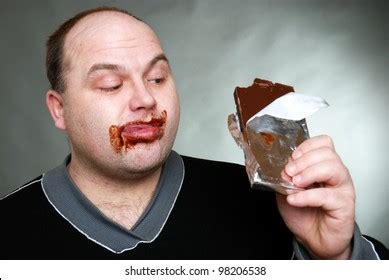 Greedy Man Eating Images, Stock Photos & Vectors | Shutterstock