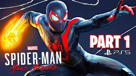 Spider Man: Miles Morales PS5 Gameplay Walkthrough, Part 1! - YouTube