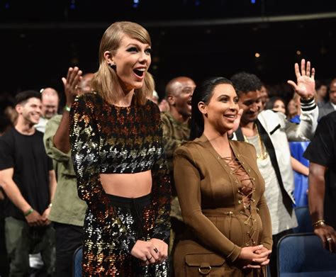 Taylor Swift and Kim Kardashian React to Kanye at VMAs 2015 | POPSUGAR Celebrity