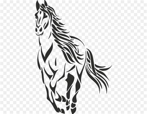 Horse Outline Tattoo