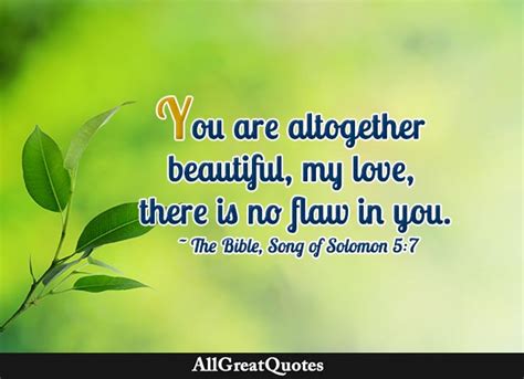 Song of Solomon Quotes from the Bible - AllGreatQuotes