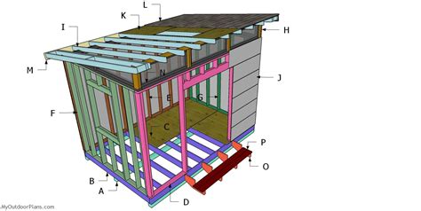 10×20 Modern Office Shed Plans – Free PDF Download | MyOutdoorPlans ...