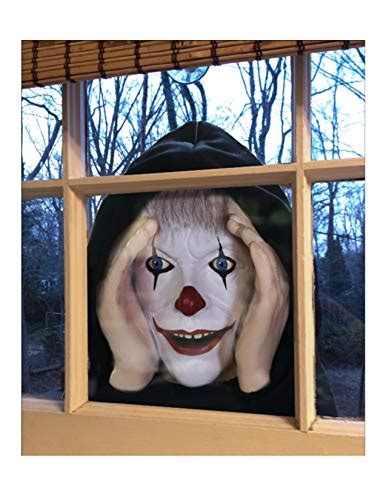 Scary Peeper True to Life Scary Clown Mask Peeping Tom Prank | As seen ...