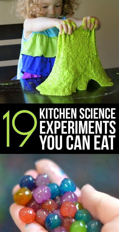 19 Kitchen Science Experiments You Can Eat | Science projects for kids ...