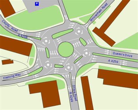 This insane giant traffic roundabout in England will make your head spin