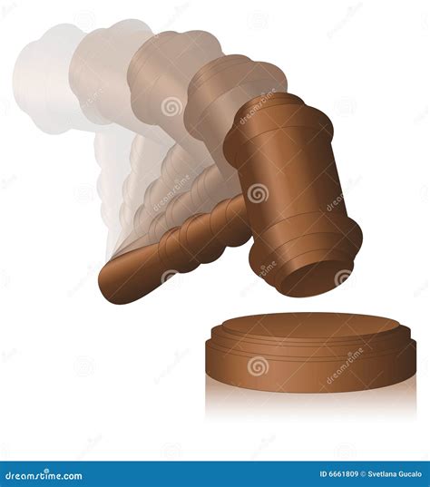 Judge_mallet stock vector. Illustration of selling, legal - 6661809