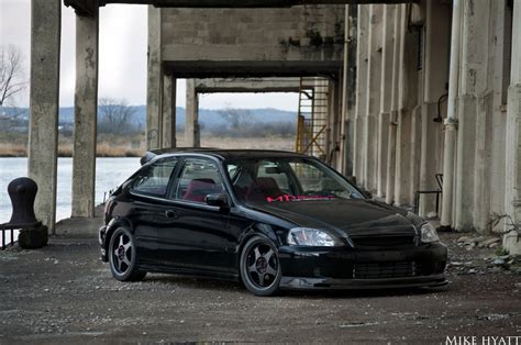 Turbo Civic-EK Hatch (Black) (4) - VTEC Daily