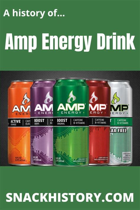 Amp Energy Drink (History, Flavors & Marketing) - Snack History