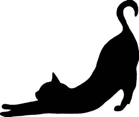 Printable Cat Silhouette