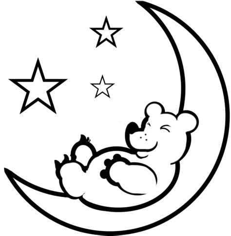 Moon And Stars Coloring Pages Printable - Printable Word Searches