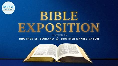 MCGI Bible Exposition | August 30, 2022 | 12 AM PHT - YouTube