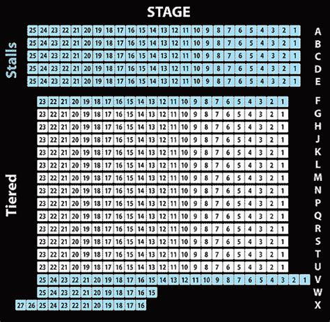 Burnley Mechanics | Seating Plan, view the seating chart for the ...