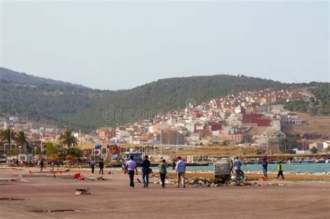 NADOR, MOROCCO - MAY 22, 2017: View of the Coast in Nador in Sunny Day. is a Coastal City in the ...