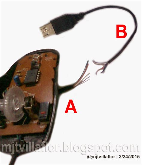 Usb Wiring Diagram For A Mouse