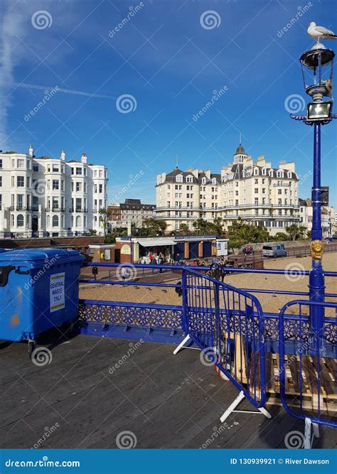 Eastbourne pier view editorial photo. Image of eastbourne - 130939921