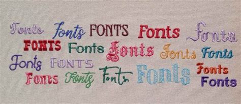 Free Embroidery Fonts for Designers | PunchDigitizing