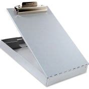 Saunders DeskMate II Storage Clipboard with Calculator, 10" x 16", Black | B843763 ...