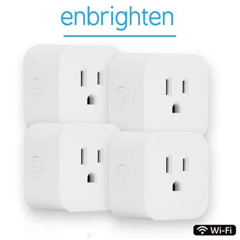 Enbrighten Wi-Fi Indoor Micro Smart Plug, 4-Pack in the Smart Plugs ...