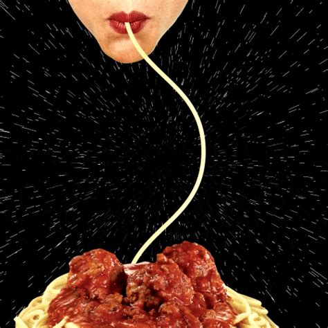 Woman Sipping Pasta GIF | GIFDB.com