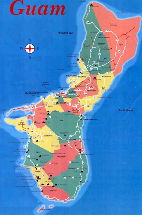 Guam Maps | Printable Maps of Guam for Download