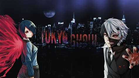 Touka & Kaneki Wallpaper by crispyjesus