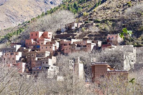 Berber Villages in the High Atlas Stock Photo - Image of minaret, imlil: 172230036