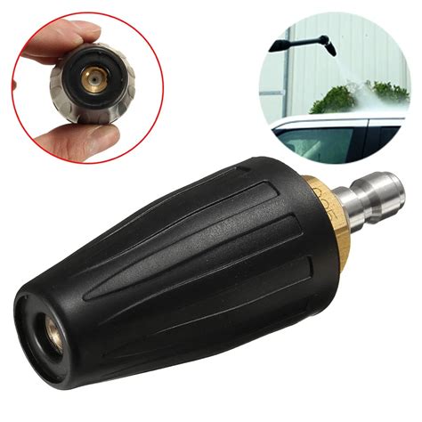 High Pressure Washer Rotating Turbo Nozzle Quick Connect Spray Nozzles ...