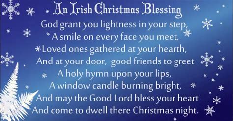 Irish Christmas blessings and carols