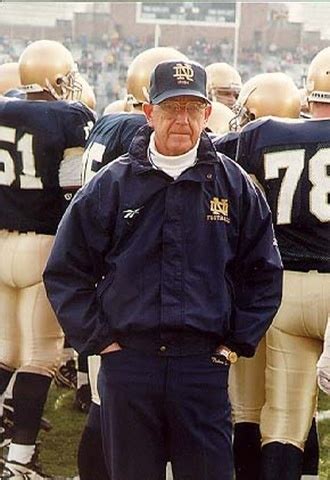 Lou Holtz, Kent State first Notre Dame second | Notre dame fighting ...