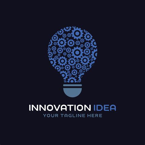 Innovation idea logo with creative bulb design illustration 25434382 ...