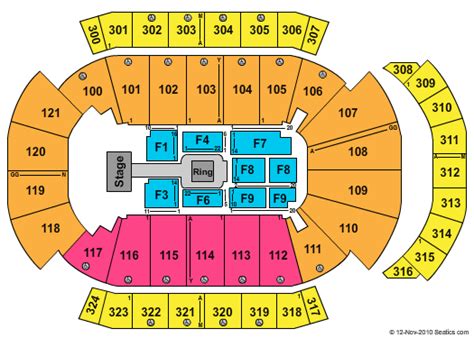 Jacksonville Veterans Memorial Arena Seating Chart | Jacksonville ...