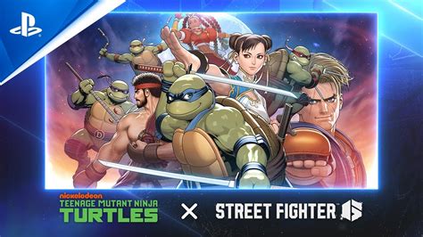 Street Fighter 6 - Teenage Mutant Ninja Turtles Collaboration Trailer | PS5 Games - Game Trailer