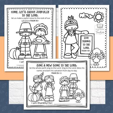 Thanksgiving Activity Pages with Thanksgiving Bible Verses for Kids – Kids Bible Teacher